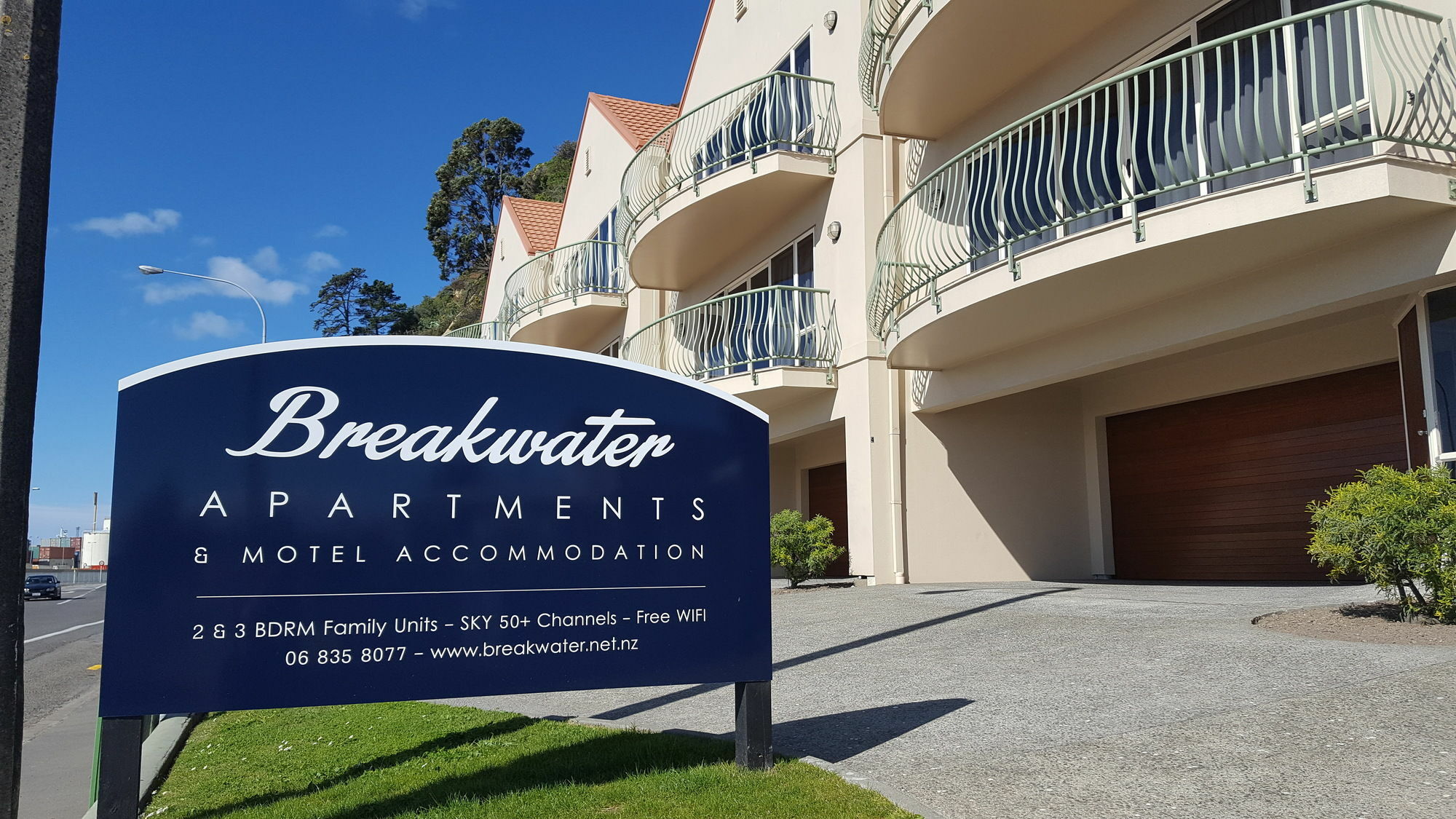 Breakwater Apartments Napier Bagian luar foto